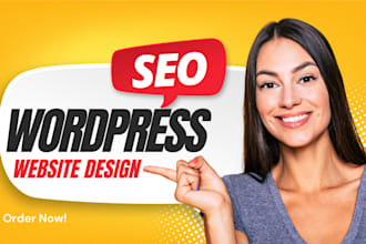 do wordpress SEO, website design and optimization