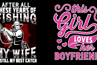 create a custom typographic t shirt design