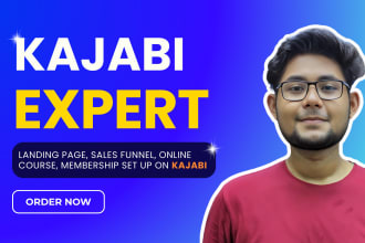 create gohighlevel and kajabi landing pages, websites and sales funnel