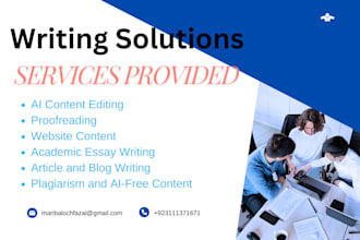 expertly rewrite ai written text and prepare SEO content for your website