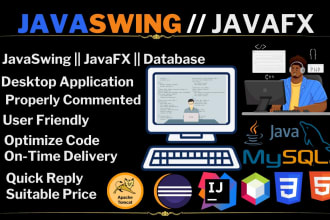 do  java, swing, javafx, jsp, servlet, springboot  projects