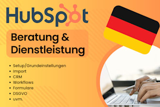 provide full services for hubspot in german