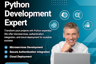 be your expert python developer for microservices, fastapi, django, and more