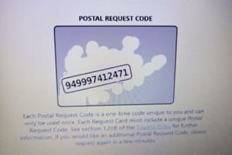collect sweepstakes postal request codes for you