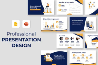 design professional powerpoint presentation or google slides