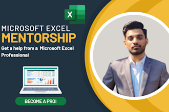 be your microsoft excel, google sheets mentor