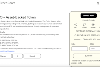 create presale dapp on solana with phantom wallet