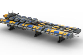 design a custom lego model with instructions