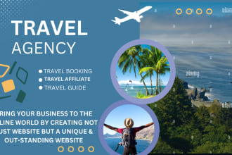 build travel agency website,flight,hotel booking tourism website