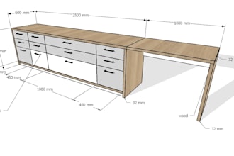 model all kinds of furniture with sketchup and autocad
