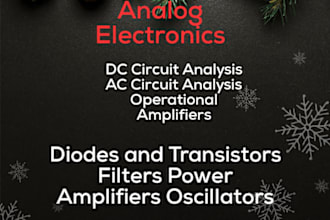 diligently work on your analog electronics tasks