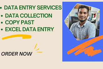 provide data entry,typing work,converting, lead generation