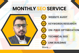 do monthly website SEO services for organic traffic growth