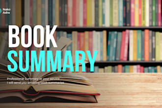 summarize any book you send me
