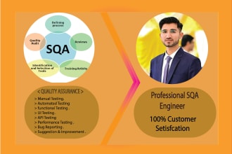 do sqa testing both manual and automated on web and app