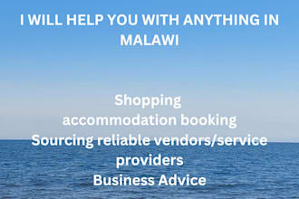 help you with anything related to malawi