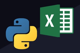 automate excel or data tasks using python