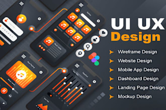 do the complete UI UX design of your web and mobile app