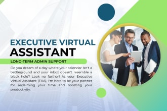 be your executive virtual assistant or fulltime personal virtual assistant
