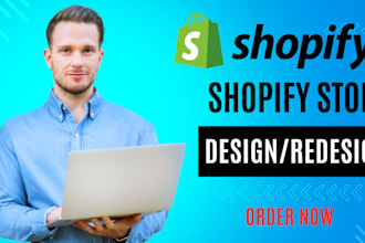 create shopify store or dropshipping ecommerce store, shopify website
