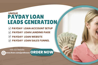 generate authentic payday loan ads payday loan sales funnel payday loan website