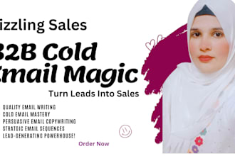 copywrite b2b cold email sequence for better lead generation