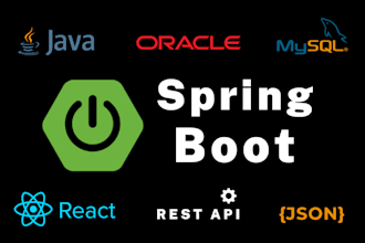 create custom solutions with react js,  spring boot, android