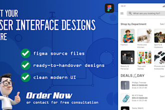 do UX UI design, mobile app design, figma app design, figma website design