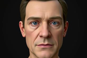 sculpt 3d head model 3d bust 3d figurine 3d helmet 3d toy labubu model blender