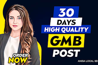 do 30 gmb posts with geotagged images for 3 packs ranking