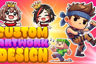 design custom illustration artworks