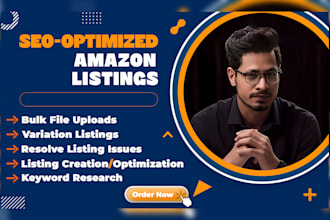 create SEO optimized amazon listings to boost visibility