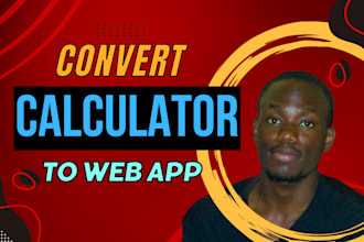 create web calculator or convert excel calculator to web app