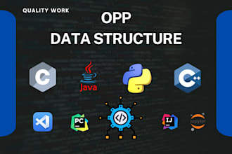 do data structures, algorithms, oop, java, python, c, and cpp projects