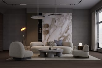 3d rendering of skp or revit model