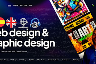 design chatbots, websites and graphic design with artificial intelligence