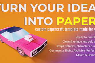 design papercraft template for printing
