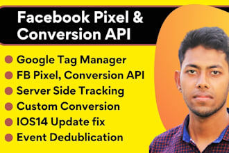 setup facebook conversion API pixel, server side tracking with GTM