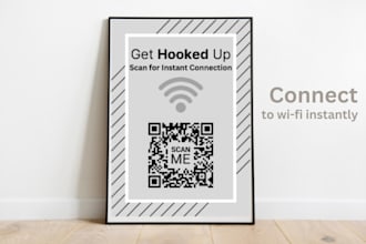 create qr code to connect to wifi for your airbnb, vrbo with wifi sign pdf