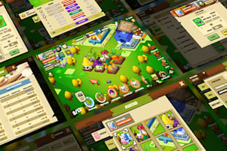 design UI, icon, object and asset for your game