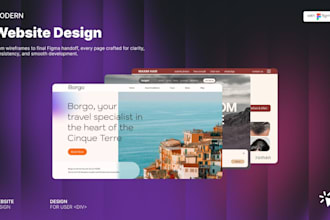 design a modern, conversion ready website in figma