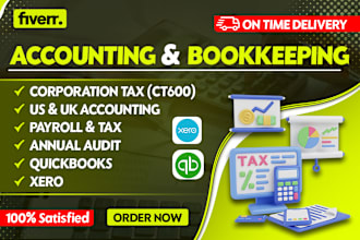 do accounting, bookkeeping, UK, ct600, US, payroll, audit, quickbooks, xero, tax