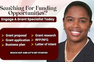 research grants, write grant proposals, business plan, submit grant writing