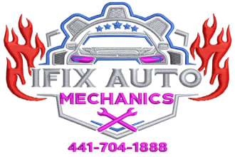 do logo embroidery digitizing, convert to dst, pes, flat, 1h