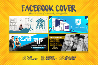 create custom facebook cover and youtube banner designs