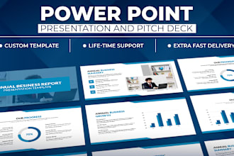 design, redesign powerpoint presentation and investor pitch deck for business