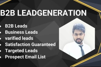 do b2b lead generation and build a prospect email list