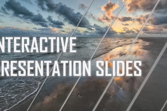 make interactive powerpoint slides for you