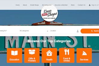 design directory website using voxel, mylisting or any theme