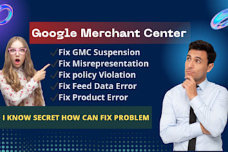 fix shopping ads and google merchant center suspension